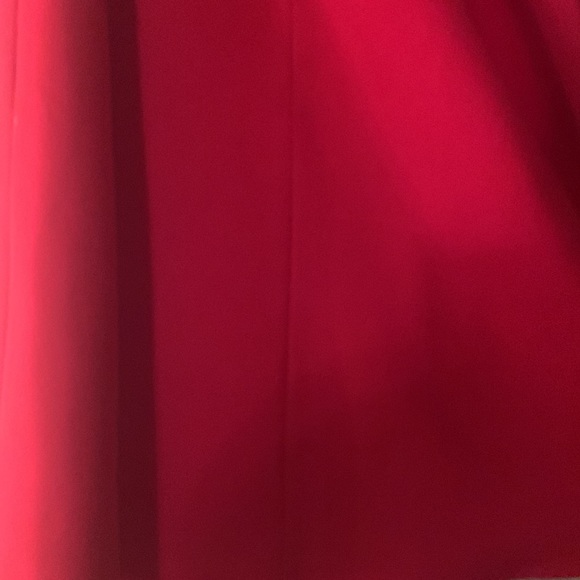 π Calvin Klein Womenβs Sleeveless Red Belted Flare Dress π - Picture 3 of 4